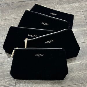 5/$25 Lancôme Black Velvet Cosmetic Bags